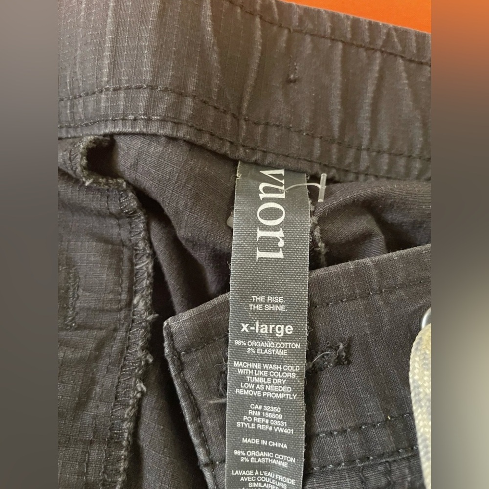 Vuori Joggers Womens XL Blue Ripstop Climber Pants Stretch Drawstring - Picture 4 of 8